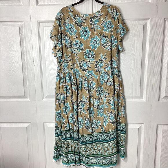 Arna York Collection Floral Dress Siera MIDI Plus Size 22/24 NWT - Picture 3 of 11